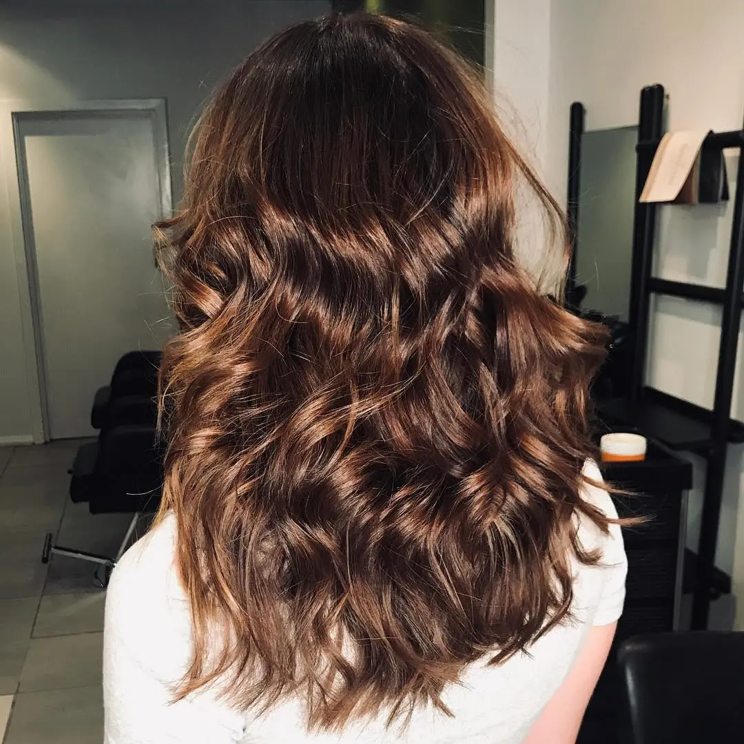 Organic colour being applied at Erin Morgan Hair